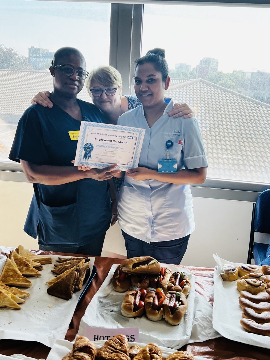 I was invited by the surgical team to their multi professional Wednesday breakfast where they present 2 stars of the month winners. Thanks for the invitation @ ZoilaSanchez@RuthMoosary@RachelMay, ⁦@KOriakhi⁩ ⁦@NorthMidNHS⁩ @sarahHa88622903@KimPerry