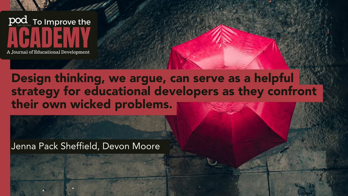 How did two educational developers build a CTL during the pandemic with no budget or staff? By problem solving with design thinking. This TIA feature is a case study on the development of the @UNewHaven CTE. By: @PackJenna Sheffield & Devon Moore. buff.ly/3NHpeCv