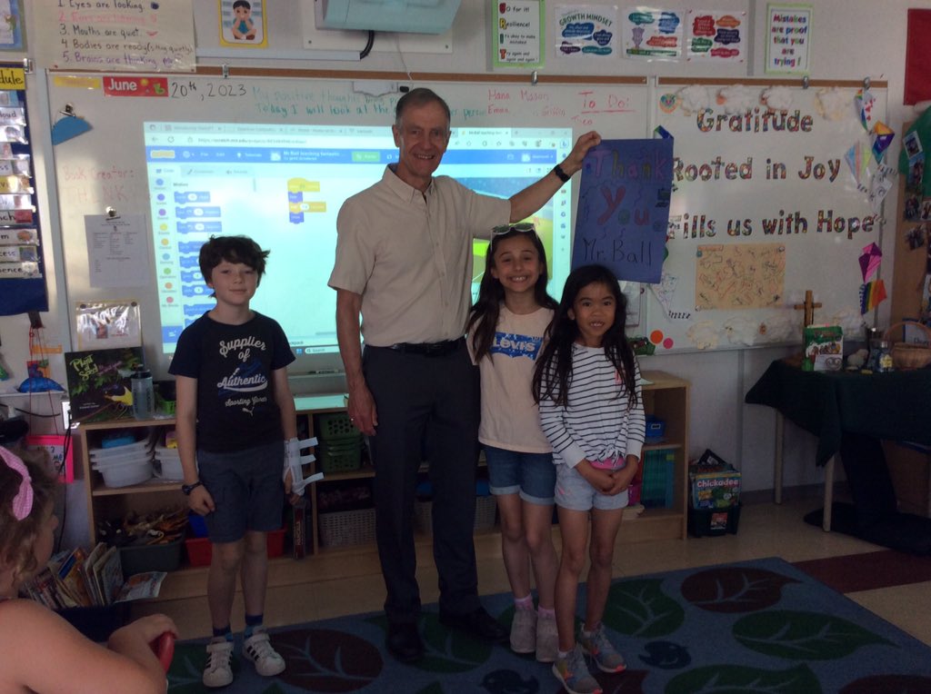 mrsdenyergr2's tweet image. Thank you Mr.Ball for teaching these Gr 2/3’s how to code using Scratch!🌟 @StGregoryOCSB #ocsbCoding