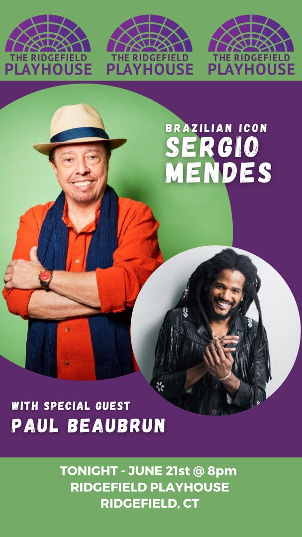 Tonight with the Icon @sergiomendes