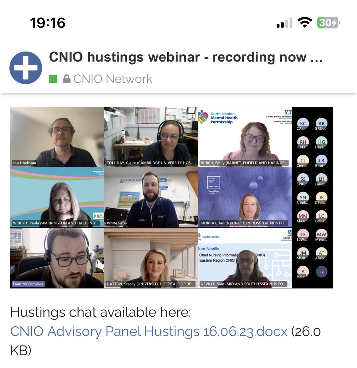 Sarah Hanbridge RN (@hanbridgesa) on Twitter photo Wow #ProudChair 🤩 what a selection #Strong #Passionate #Diverse #Inclusive. I am blown away by the spirit of our community. I literally have goosebumps. This is going to be extremely difficult AP 2023-2025. I wish you all the best of luck 🤞 <a href="/DHCNIO/">Digital Health CNIO Network</a> 2021-2023 Wow #ProudChair 🤩 what a selection #Strong #Passionate #Diverse #Inclusive. I am blown away by the spirit of our community. I literally have goosebumps. This is going to be extremely difficult AP 2023-2025. I wish you all the best of luck 🤞 <a href="/DHCNIO/">Digital Health CNIO Network</a> 2021-2023