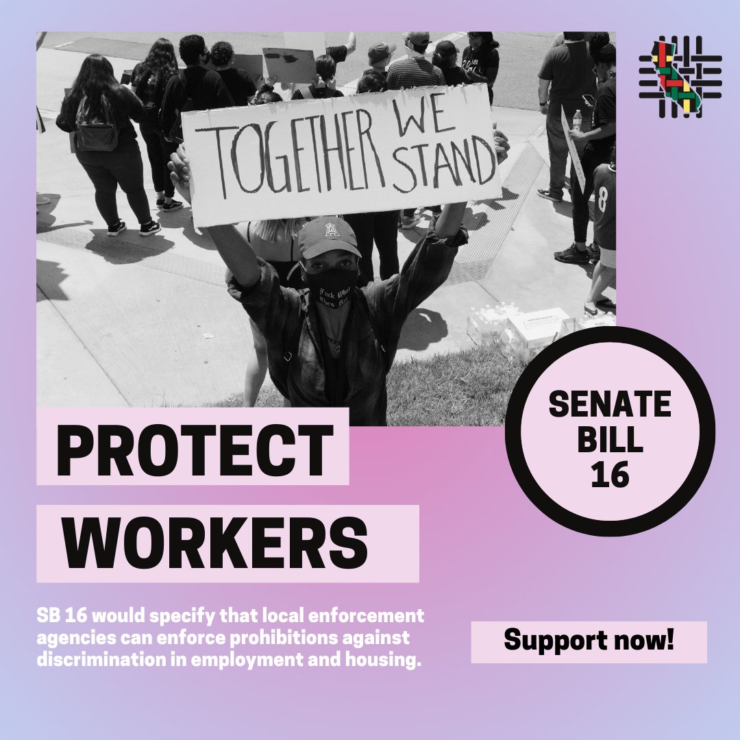 BlackWkrCenter's tweet photo. Black Workers and Local Anti-Discrimination Enforcement via Zoom June 29th 6:00 PM - 8:00 PM. Register here: https://t.co/Dl7DS9d37C
#endworkplacediscrimination #workersafety #workerprotection #workersrights #supportsb16 #senatebill16 https://t.co/Lg0qvqPMFQ