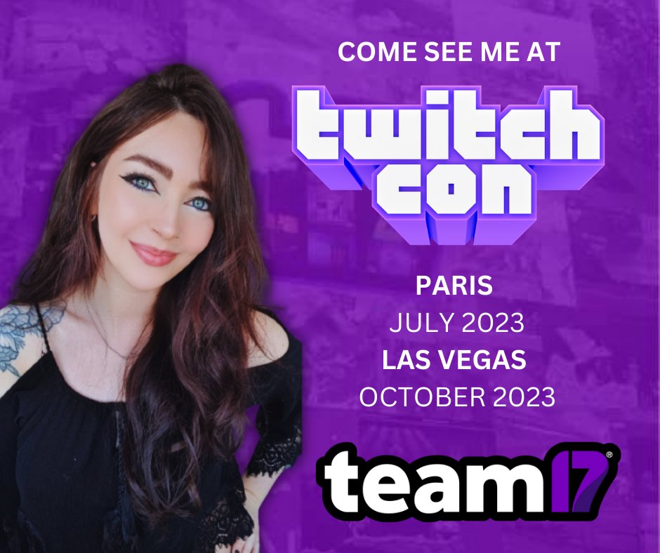 Do you or your creators love Team17 Digital games?
Are you a creator we've worked with but haven't met and want to speak more about future partnerships with us?

Then lets get in touch! Catch me at Twitchcon EU and Twitchcon US this year! 🥳
#gaming #influencermarketing