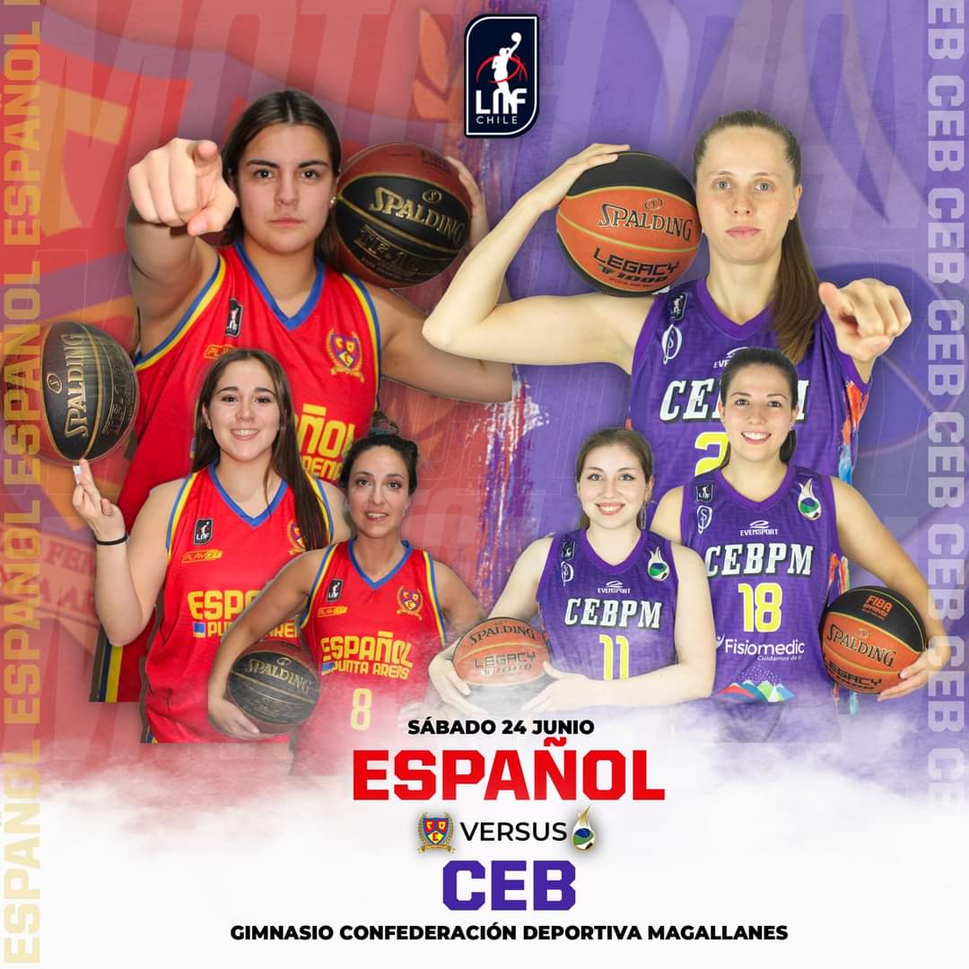 ⚪️🟣Femeninas CEB ⚪️🟣

Por primera vez en Punta Arenas!! La @lnffebachile se juega en tierras Magallanicas! 

@cde_ramafemeninas 🔴🟡 vs @femenina_ceb 🟣⚪️

🏆 @lnffebachile 
🆚 @cde_ramafemeninas 
⏰ Desde las 20:30 Hrs

#TodosSomosCeb
 <a href="/GervoyAlcalde/">Gervoy Paredes</a> @chilefeba <a href="/F_Binder82/">Fernando Binder</a>