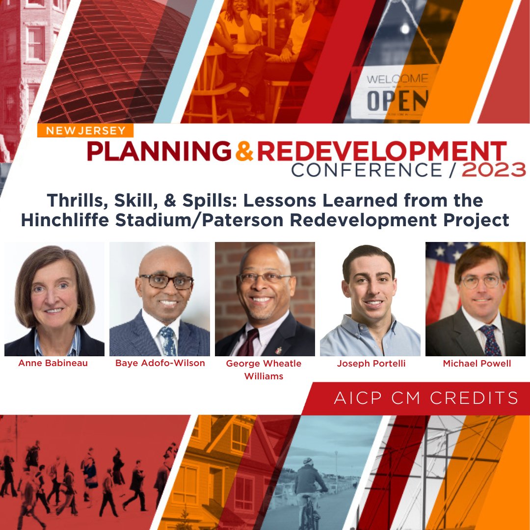 George Wheatle Williams will be part of a panel on 'Thrills, Skill & Spills: Lessons Learned from the Hinchliffe Stadium/Paterson Redevelopment Project': pheedloop.com/njprc23/site/s…