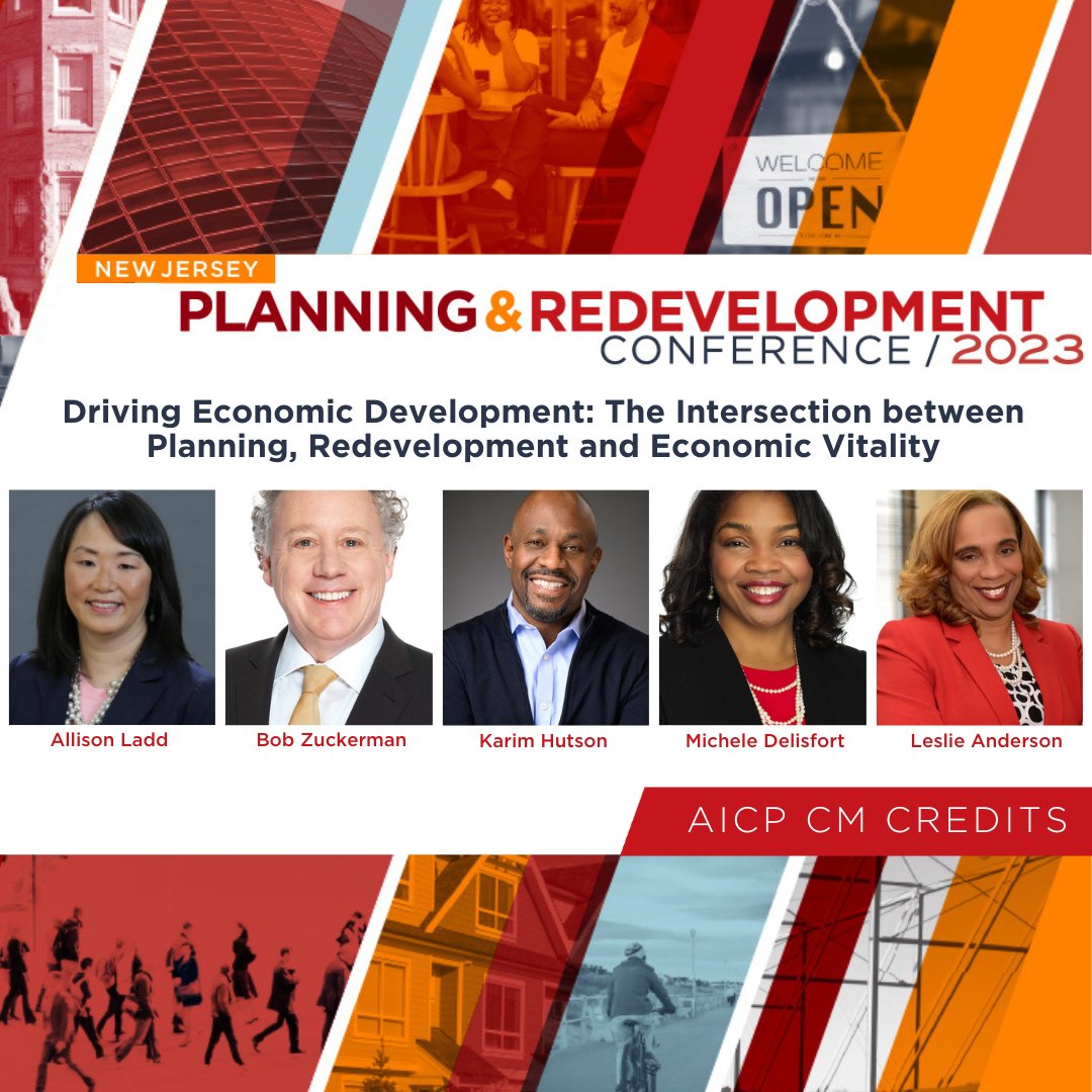 Michèle Delisfort will be part of a panel on 'Driving Economic Development: The Intersection between Planning, Redevelopment and Economic Vitality': pheedloop.com/njprc23/site/s… 

It should be anther fantastic event and we hope to see you there! 👋🏾 

#NJPRC23 #NJPRC #NJAPA