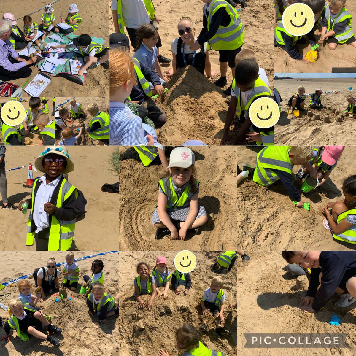 Year 1 have had a blissful day at the beach, we've used teamwork and cooperation to build sandcastles, made art using natural materials, used compass points to help us find buried treasure and even buried a teacher to finish the day off! #LearningWithoutLimits #enrichment