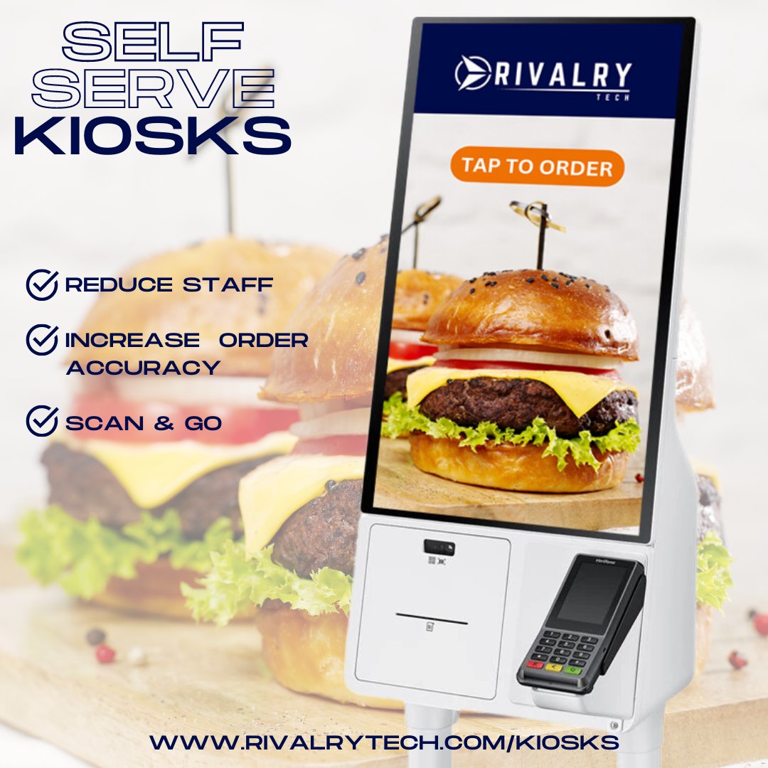 Boost efficiency and enhance customer experience with our advanced self-serve kiosks. Discover the benefits of our self-serve kiosks today! bit.ly/45FIOWL 

#innovation #resorts #hospitality #kiosks #mobileordering #saas #tech #hardware #customerservice #Efficiency
