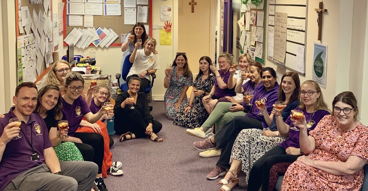 On National 'Thank a teacher day!' I thank God for the staff of St. Alban's who live our mission and go above and beyond for the children. THANKYOU! 🙏🦶🏻💜🦶🏻#teamwork #staffwellbeing #thankyou