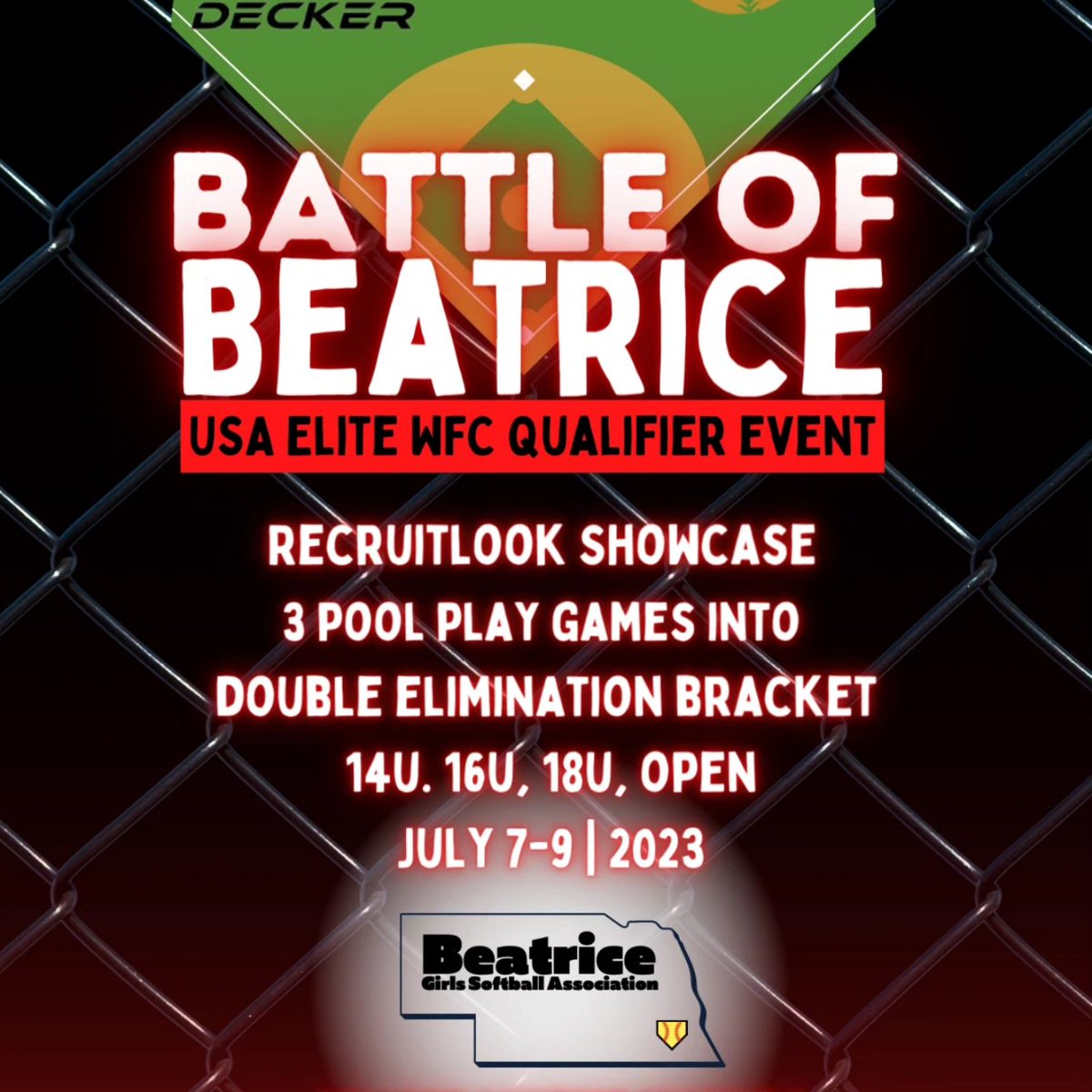 @ScoutSftball 
#1 stop on 2023 Recruitlook  Series coming soon. Still taking teams in 14, 16, 18 open!
Be seen.
#Recruitlook 
#Deckersports