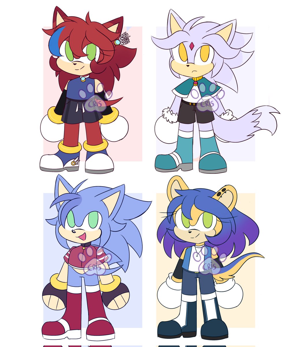 Customs fankids for @ChaosSonic1 
Thank you so much! ♡