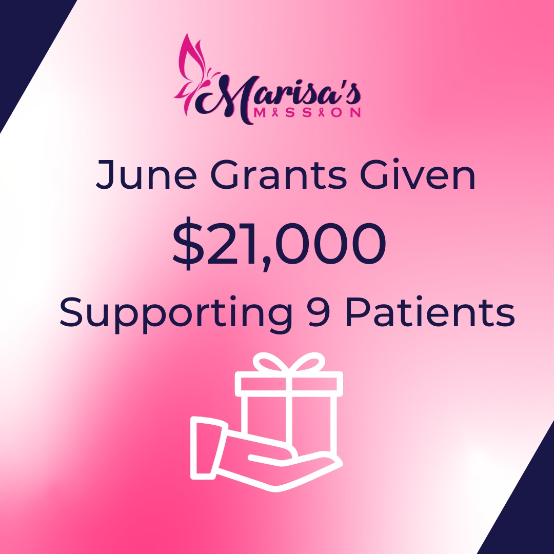 In June we have distributed $21,000 to 9 patients in need of support. We are so grateful to everyone that supports our mission from our monthly donors to fundraising efforts and sponsors. THANK YOU!

#Cancer #CancerSupport #GiveBack #charity #philanthropy #caregiversupport