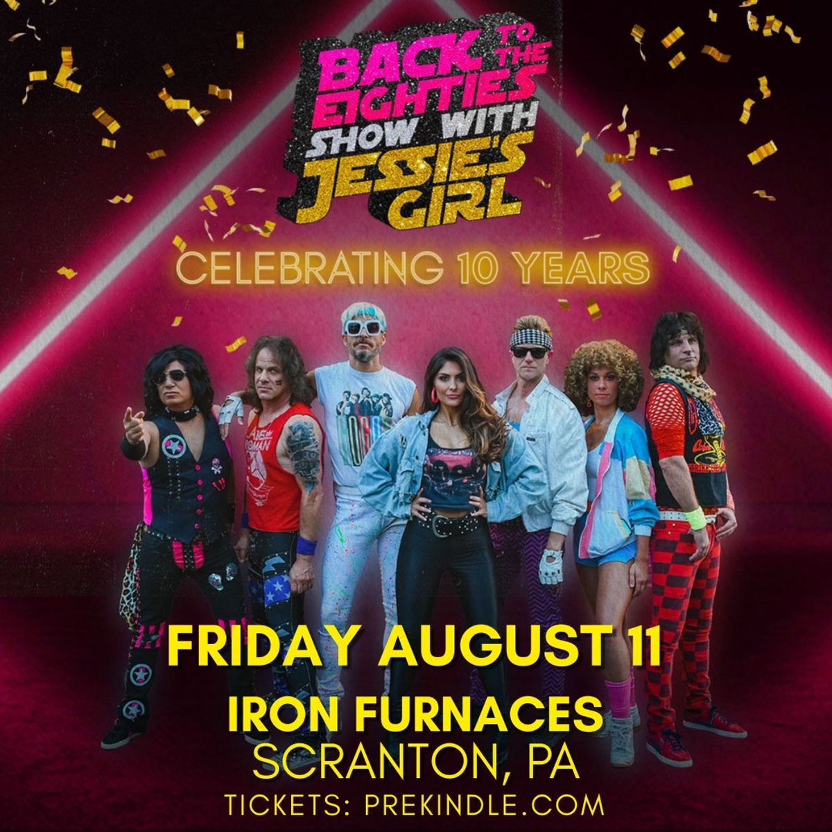 Back to the Eighties Show with Jessie's Girl! You won't want to miss this great event at the Iron Furnaces! Great discount available for groups 👥

Tickets➡️ ow.ly/zPOP50OUbwJ

#tribute #theater #scranton #thingstodo #nepa #discovernepa #events