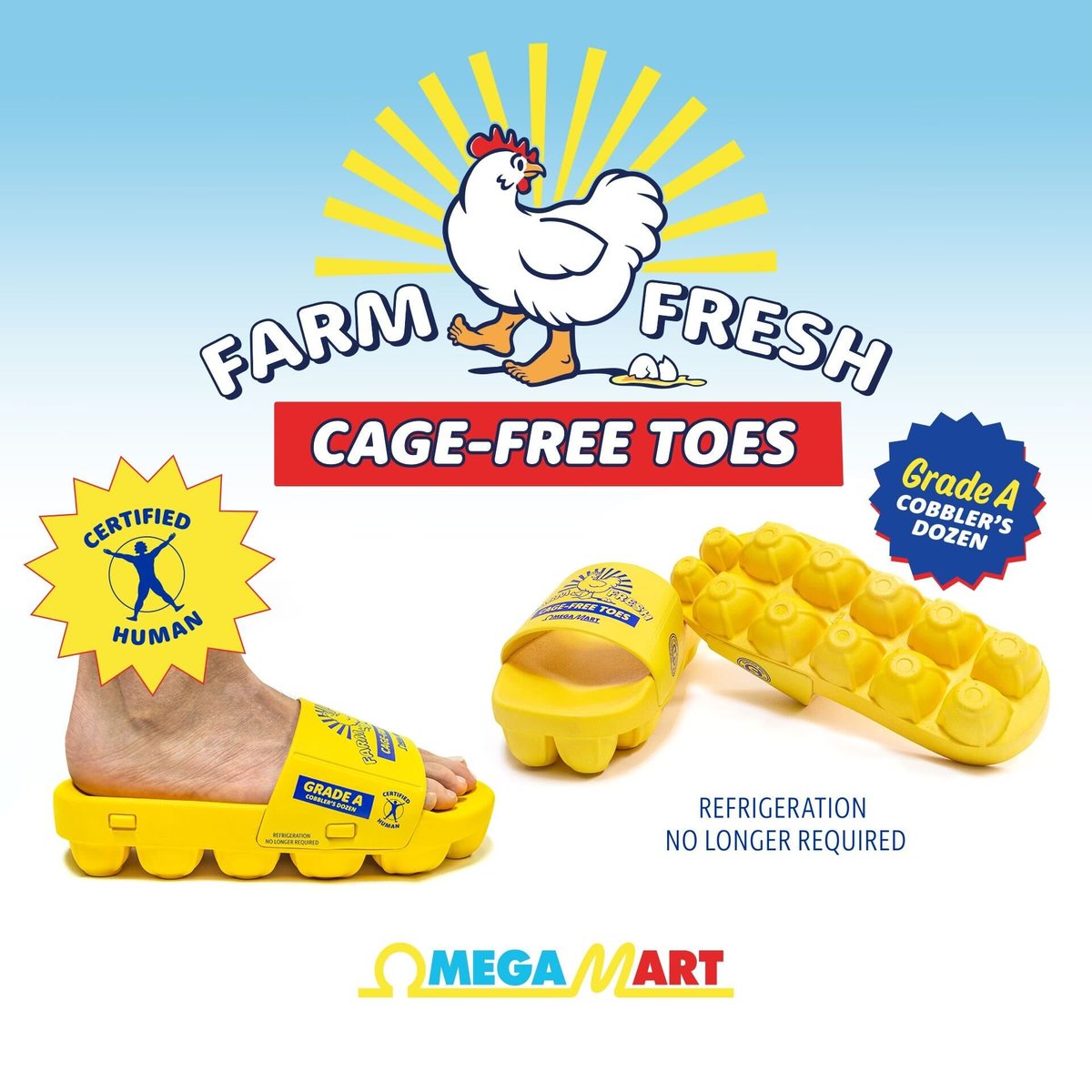 VegasTravelNews's tweet photo. 📢Next trip to #Vegas is not soon enough? Need some @OmegaMartUSA merch while you wait? No problem. Check out their online store:
https://t.co/cnXYTizmeq
They have a variety of stuff, including their new Cage Free Toes!
@VitalVegas @LasVegasLocally #LasVegas #followusontwitter https://t.co/BALcuVv9oG