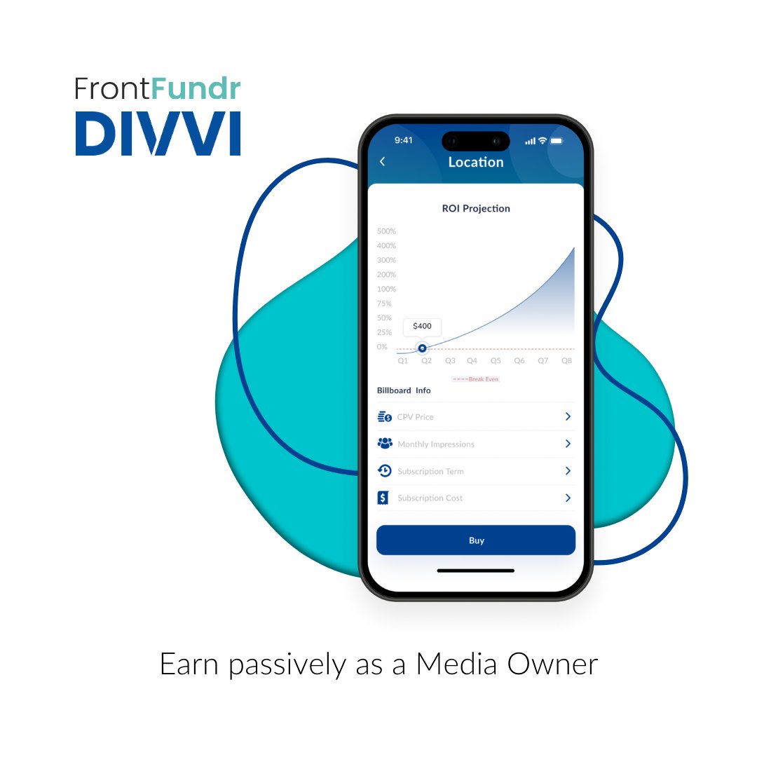 DIVVIsolutions's tweet photo. Join Divvi's journey as a media owner! Invest in our screens placed in ride-sharing cars, earn passive income, and save more. Be part of the community, shape the future, and unlock financial opportunities. Start earning today! 
#Divvi #MediaOwnership #PassiveIncome #Investment https://t.co/XJEHlu5WUL