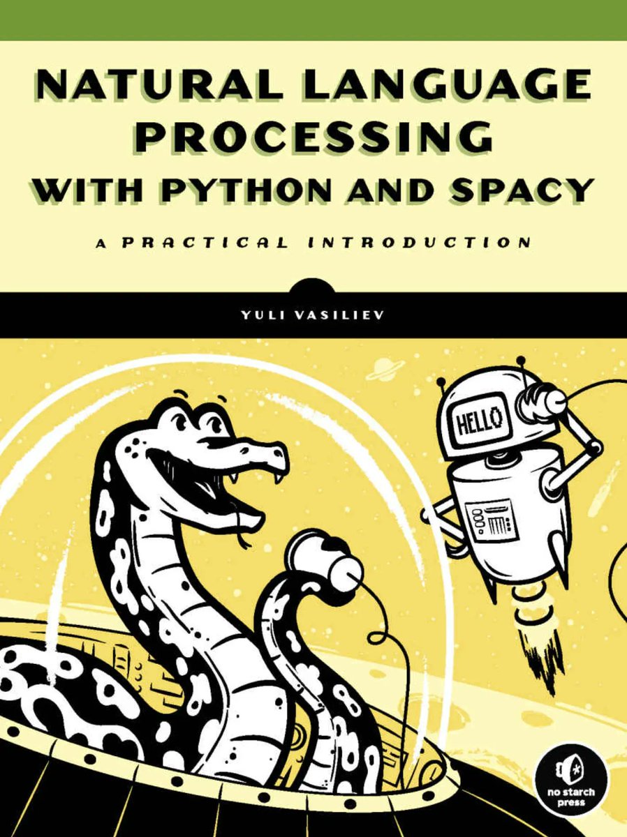 #NLProc On #Python and spaCy! #BigData #Analytics #DataScience #AI #MachineLearning #IoT #IIoT #RStats #TensorFlow #Java #JavaScript #ReactJS #GoLang #CloudComputing #Serverless #DataScientist #Linux #Books #Programming #Coding #100DaysofCode 
geni.us/NLProcwithspaCY