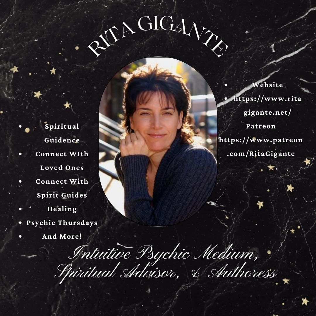 RitaGigante8's tweet photo. Are you seeking spiritual guidance and a deeper connection with your loved ones and spirit guides?
Book a Session Today!
#RitaGigante #PsychicMedium #IntuitivePsychicMedium #PsychicReadings #ChanneledMessages #SpiritualGuidence #SpiritualAdvisor #Author #spiritual #healing #love https://t.co/5sKqa9qs6D
