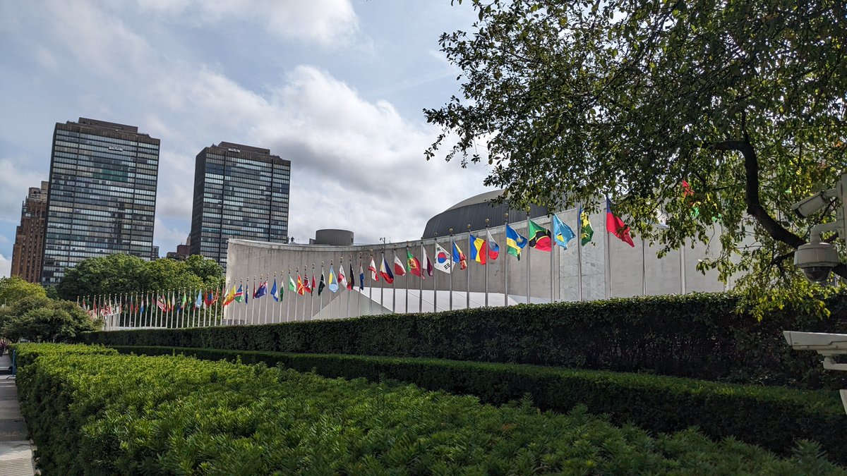 sclieggi's tweet photo. Excited and honored to talk -- for my first time at the UNHQ in NY --  about #opensource and #osposforgood https://t.co/uXEKS8p9S3