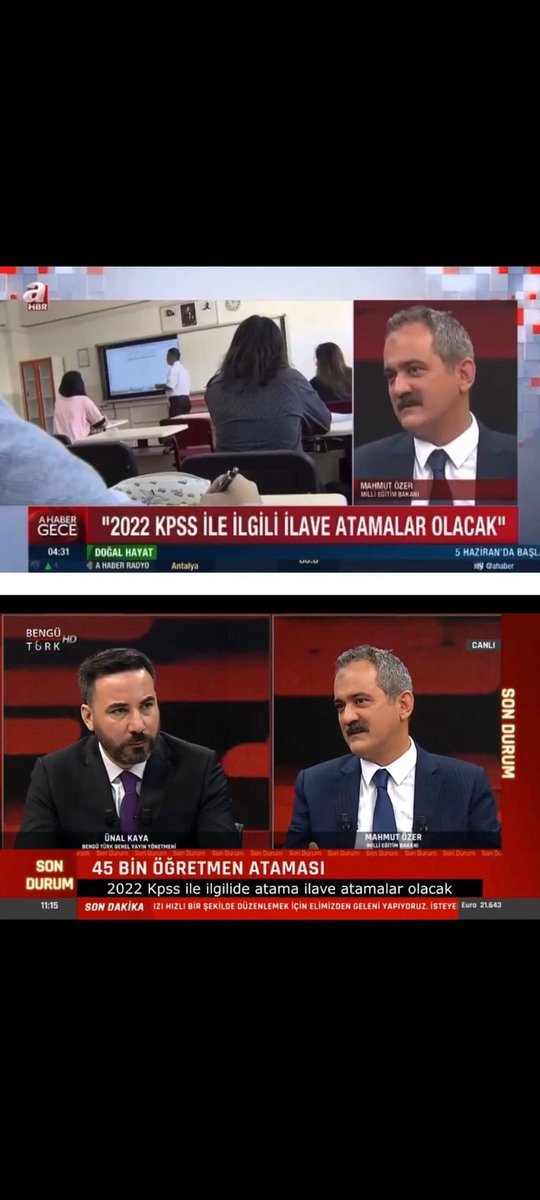 Verilen sözler tutulsun. Bakan Sözü Devlet Sözü . Devletimiz evlatlarına sahip çıkacaktır. Kpss22 ek55bin atama bekliyoruz. Yaparsa reis yapar.
@RTErdogan @Yusuf__Tekin 
#SözÖzerdenEkAtamaReisten