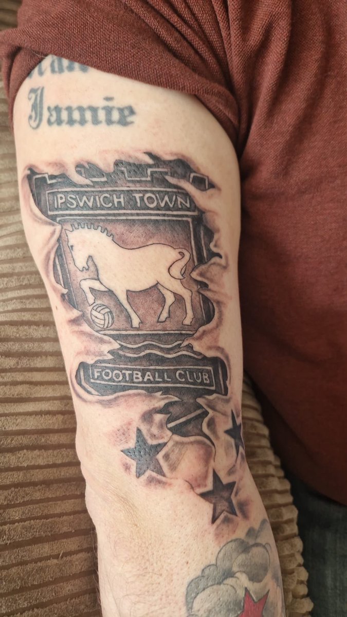 Got this ⁦@IpswichTown⁩ tattoo added to the arm #lovemyclub 

⁦@TheCruncher76⁩ ⁦@twtduk⁩