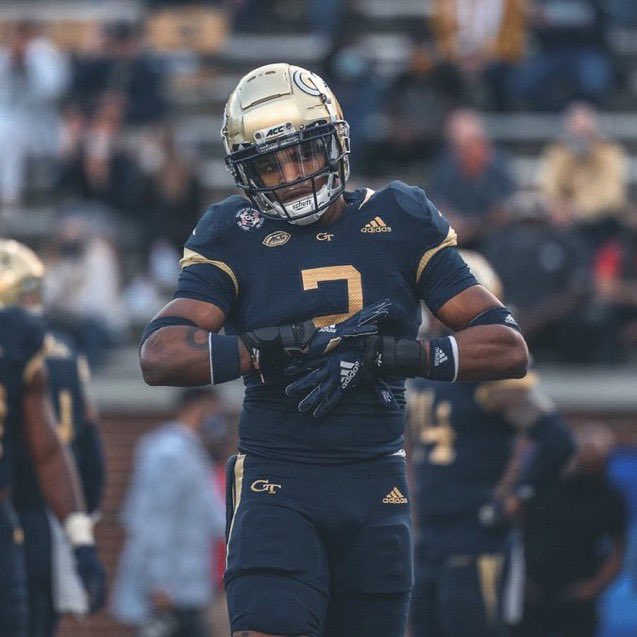 God did…. Extremely blessed receive an offer from Georgia Tech! #404 🟨⬜️ <a href="/Coach_MColeman/">Marco Coleman</a>