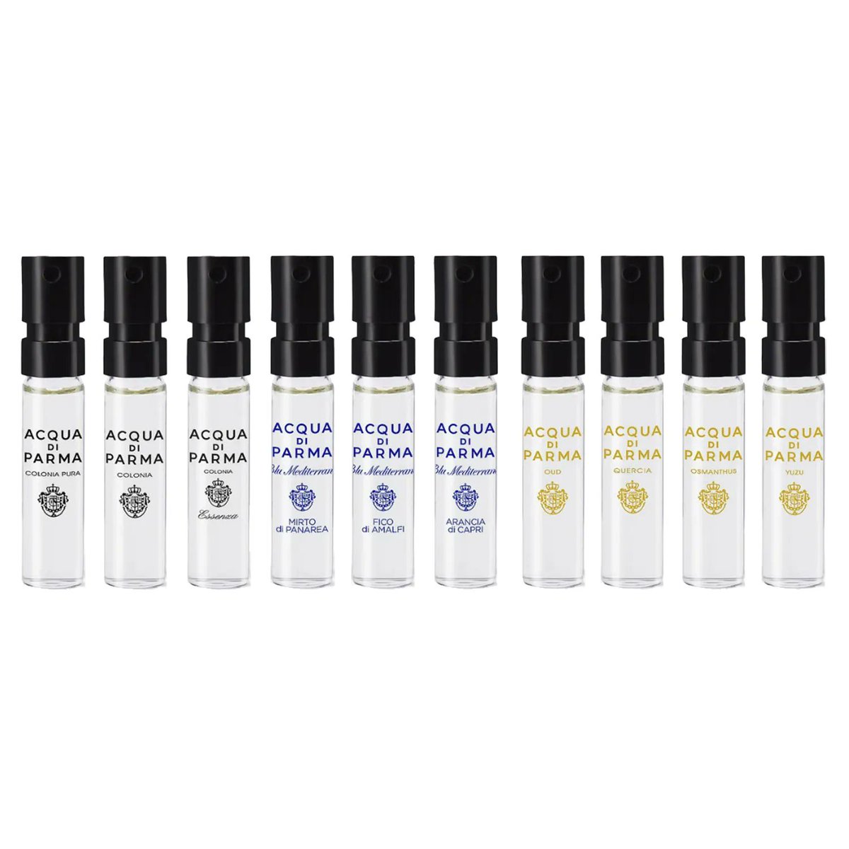 sbsuk's tweet image. Discover Acqua di Parma fragrances with this selection set containing 10 x 1.5ml Spray. Includes -

Colonia
Colonia Essenza
Colonia Pura
Arancia di Capri
Fico di Amalfi 
Mirto di Panarea
Yuzu
Osmanthus
Quercia
Oud 

Only £29.95.

sbs-uk.net/gift-sets/acqu… 

#acquadiparma #sampleset