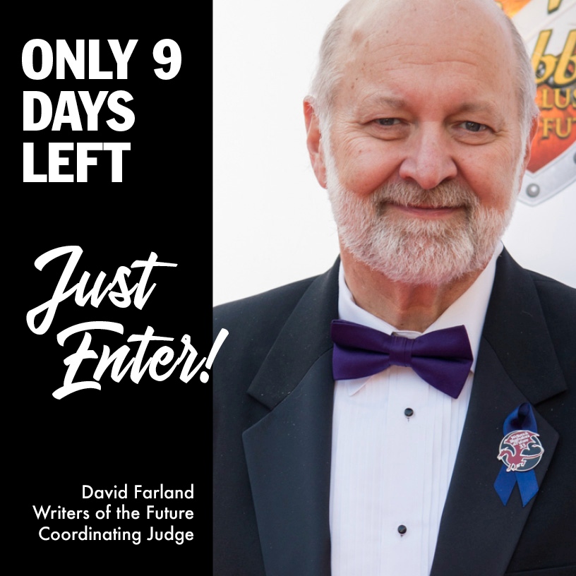 #DaveFarland submitted, won, and became a legend with millions of fans. Then he became the Coordinating Judge of the contest.

So, send in your story or art at writersofthefuture.com. He would want you to.

#IllustratorsOfTheFuture #LRonHubbard #submityourart #submityourstory