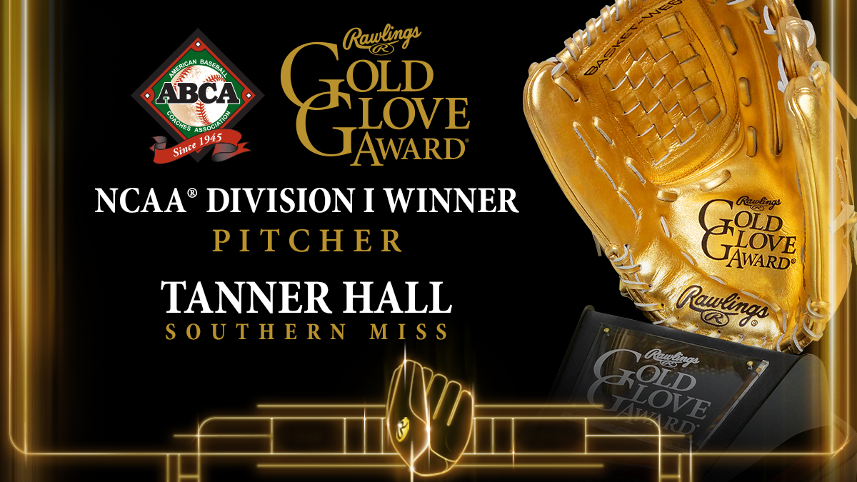 The 2023 Rawlings Division I Gold Glove Award Winner - Pitcher: Tanner Hall

#RawlingsGoldGloveAwards 

@ABCA1945