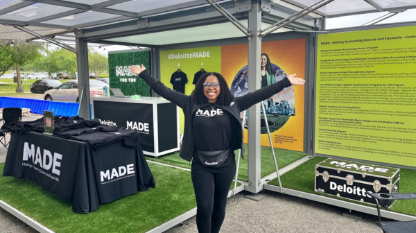 DeloitteUS's tweet photo. Through the #DeloitteMADE commitment we've worked to reimagine the #accounting profession for over 2,500 students across the country. @OhioState @FisherOSU @uarizona @UHouston @PVAMU @_HamptonU @DelStateUniv https://t.co/g533jMz0bC https://t.co/YrfM327m2n