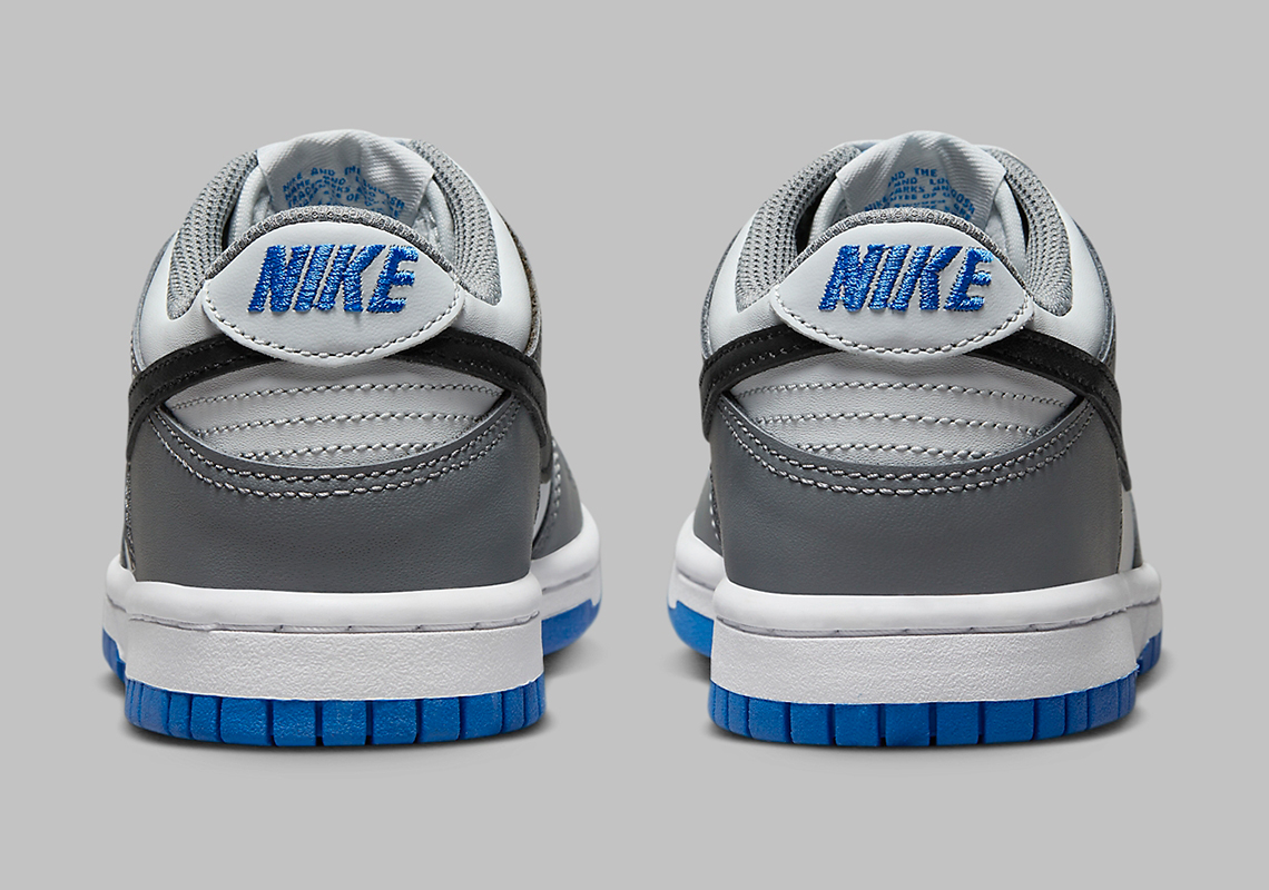 Shades of 'Royal Blue' illuminate this grade school-exclusive Nike Dunk Low 🫐