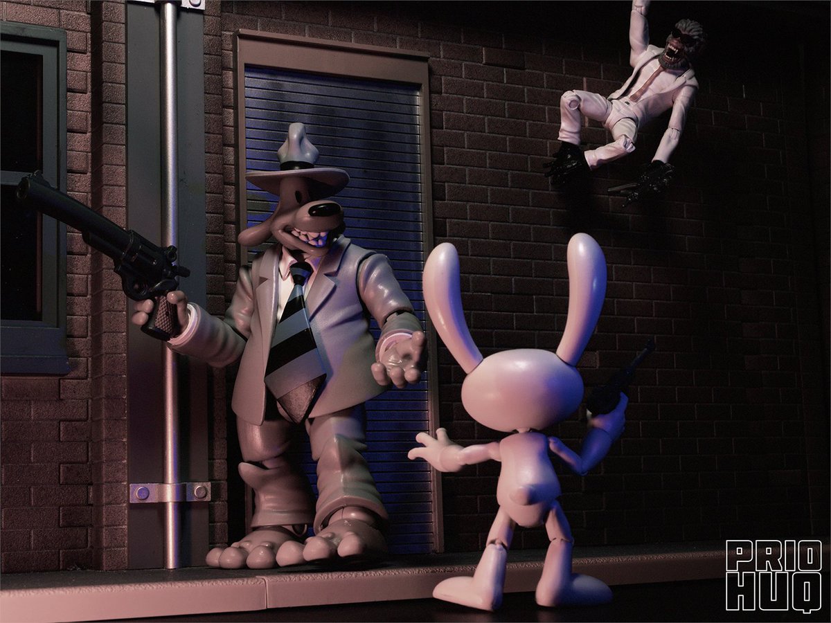 "Sam! There's a monkey with a machine gun!"
"That's crazy, Max! Everyone knows animals can't use guns!"

(I actually made this a while back, keep forgetting I'm supposed to actually upload my art)

#SamandMax #HitMonkey #toyphotography #Marvel #ArtistOnTwitter