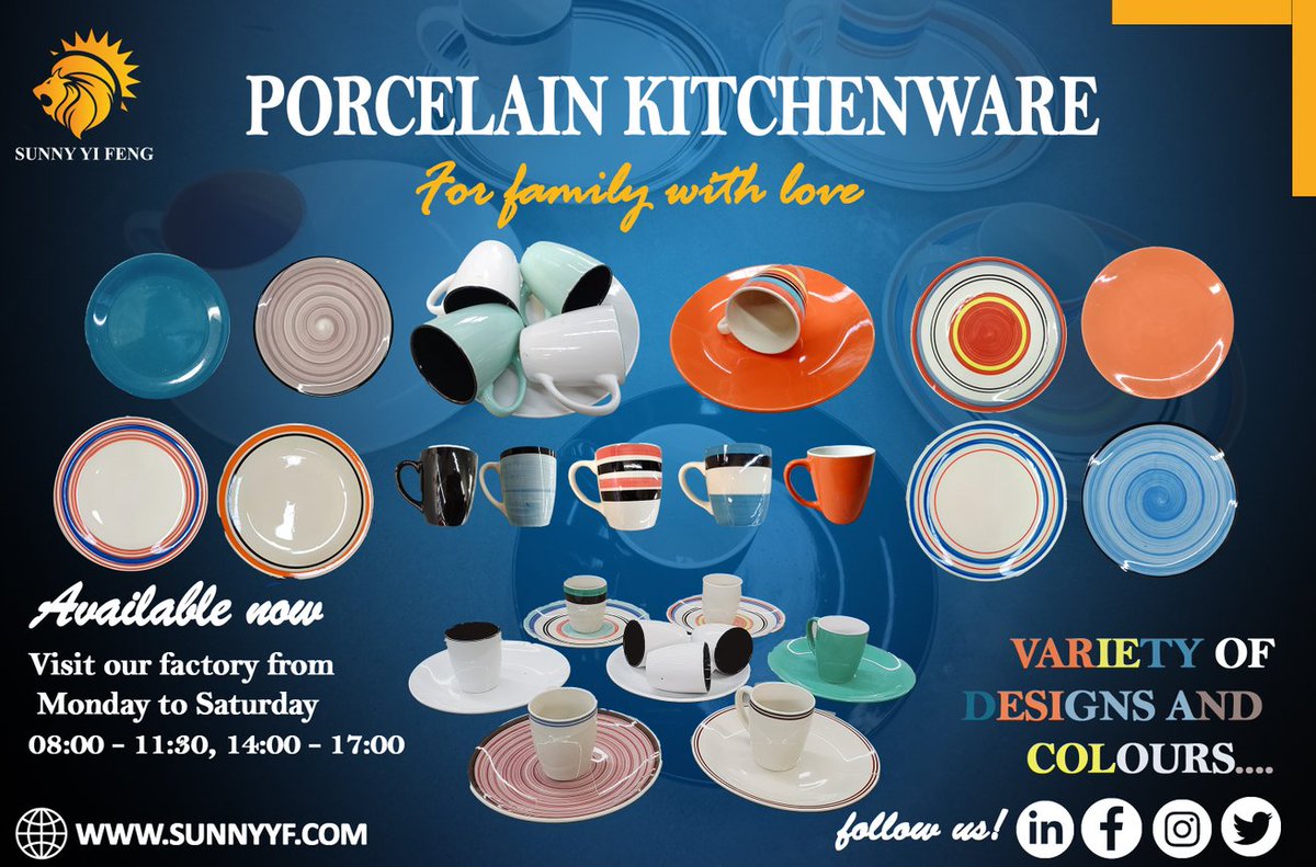 'Introducing the latest collection of stunning porcelain cups and plates from Sunny Yi Feng! Elevate your dining experience with these unique designs that are perfect for any occasion. 🍽️☕ #sunnyyifeng #SunnyKitchenware #porcelainlove #kitchenstyle #trendinghome #cozyhome'