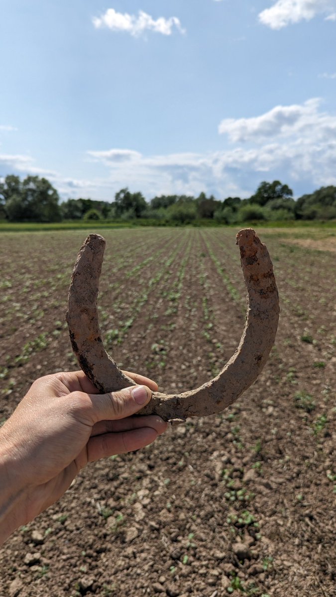 I love finding old horseshoes in our fields. It's where I most feel a connection to our forefathers who worked the land before us. I wonder what they'd think about the world today.