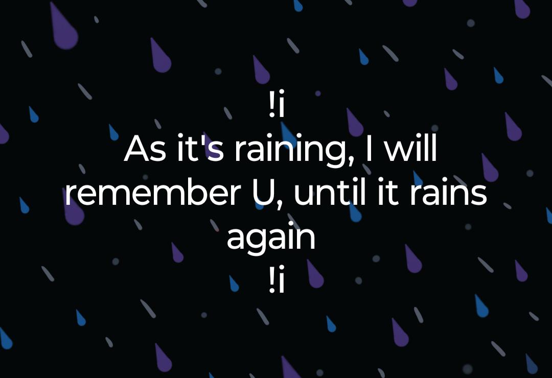 HIGHRAINZER's tweet image. #onelineR
#vss365 
#vsspoem