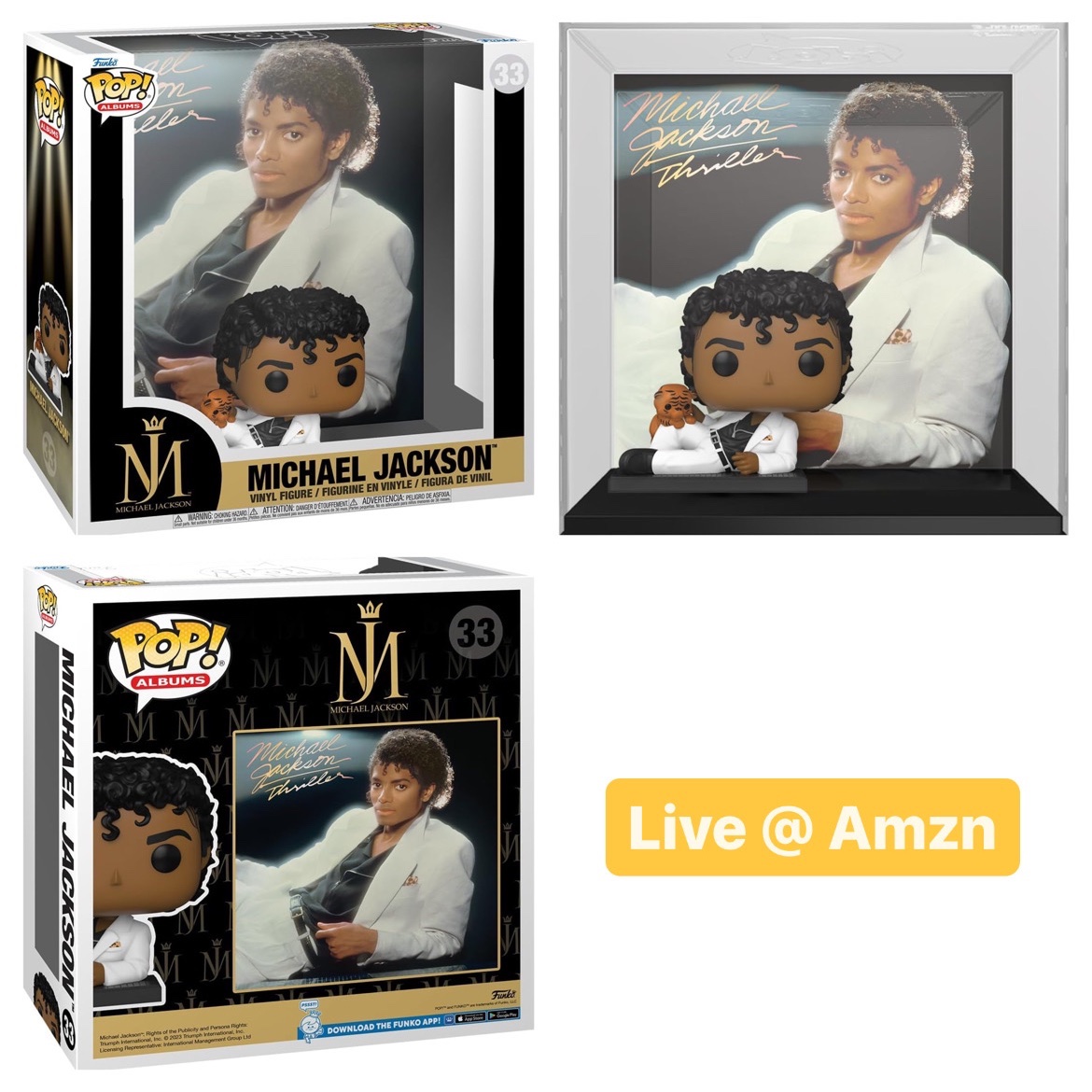 Thriller ~ The new Michael Jackson Funko POP! Album is live at Amazon ~
Amzn ~ fnkpp.com/Am621
EE ~ fnkpp.com/EE
#Ad #MichaelJackson #FPN #FunkoPOPNews #Funko #POP #POPVinyl #FunkoPOP #FunkoSoda