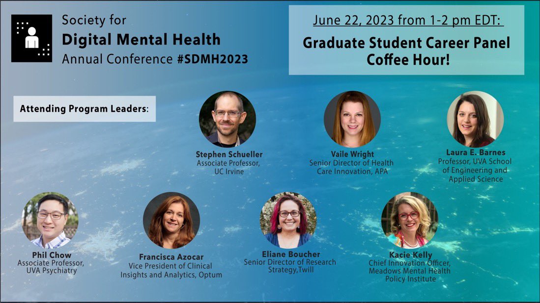 Thank you to everyone who made #SDMH2023 incredible! Don’t forget to join us tomorrow for one final event from 1-2 EST: a career panel featuring experts from across the field. Zoom link in the comments below!