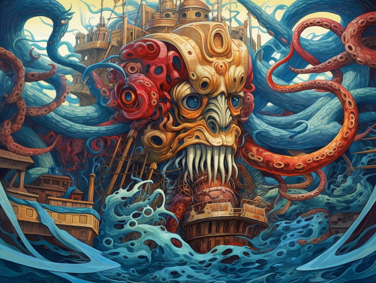 Why can't you trust sea monsters?
Because they're kraken crazy!

More sea monsters comments