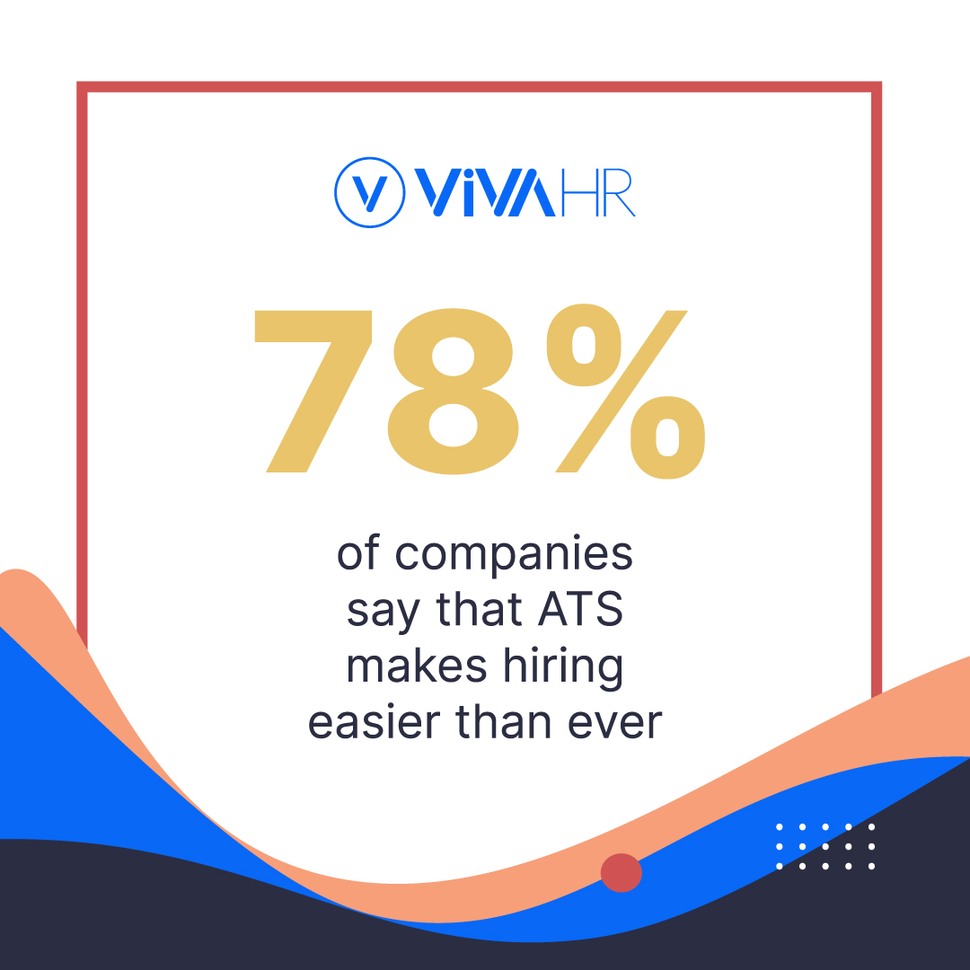 Looking to simplify your hiring process? 78% of companies agree that using an ATS has made their hiring process significantly easier. If you're looking to hire your next A-player, an applicant tracking system can help you find them faster! #ATS #HRtech #humanresources #hiringtips
