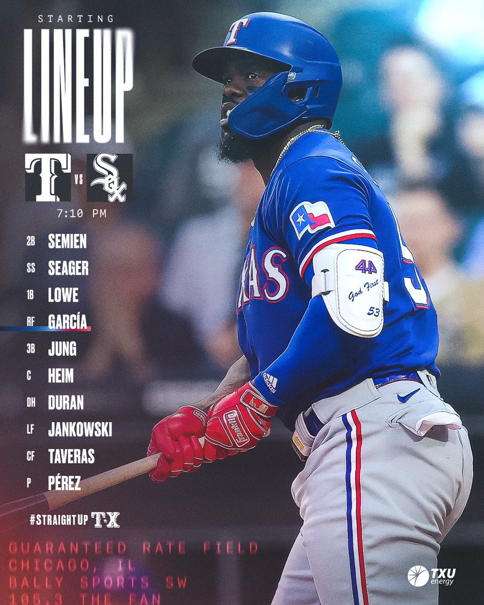 🆕
Texas Rangers ML @ 1.99 — 5%

🗓️ 22/06 02:10
⚾️ MLB 🇺🇸

🫶🍀 #TeamParieur #GamblingTwitter
#MLB #StraightUpTX