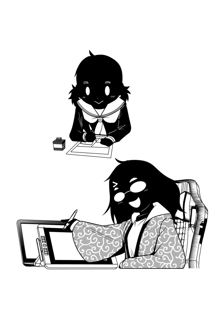 表立って言わなかっただけで連載7本の裏で実はめっちゃカット描き下ろしてました(画像は一部)。 #新人漫画家と編集者