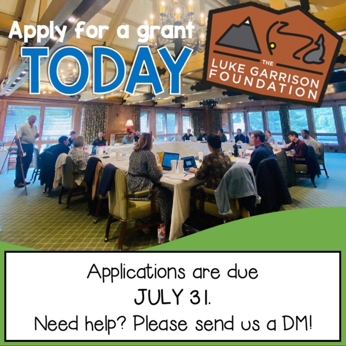 _LGFoundation's tweet image. Applications are due next month! Let us know if you need helping getting started. #livelikeluke