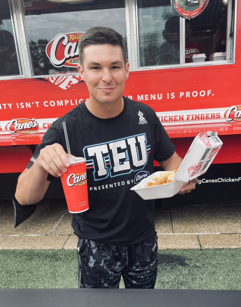 Post practice snack ‼️ @raisingcanes @ToddGraves #CaniacAmbassasor