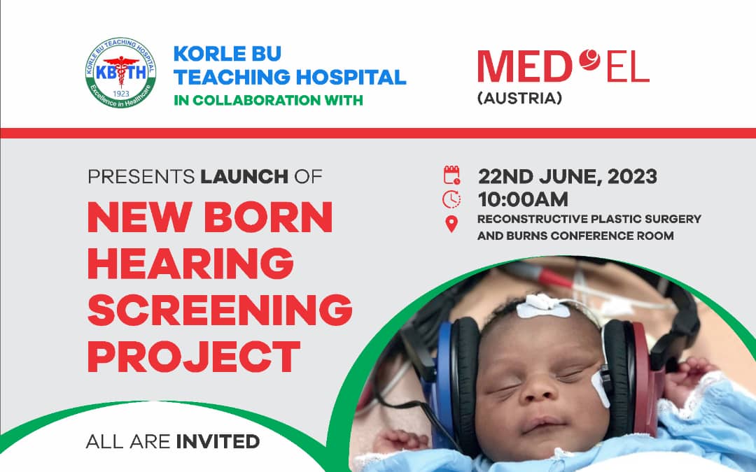 Speech & Language Therapy Ghana (@slt_gh) on Twitter photo A big milestone in the provision of better healthcare for Ghanaians! The nation's largest referral hospital launching the Newborn Hearing Screening Project! Thank you <a href="/medel/">Manuel Medel Pedro</a> Thanks to all who made this possible 🇬🇭🥰 A big milestone in the provision of better healthcare for Ghanaians! The nation's largest referral hospital launching the Newborn Hearing Screening Project! Thank you <a href="/medel/">Manuel Medel Pedro</a> Thanks to all who made this possible 🇬🇭🥰