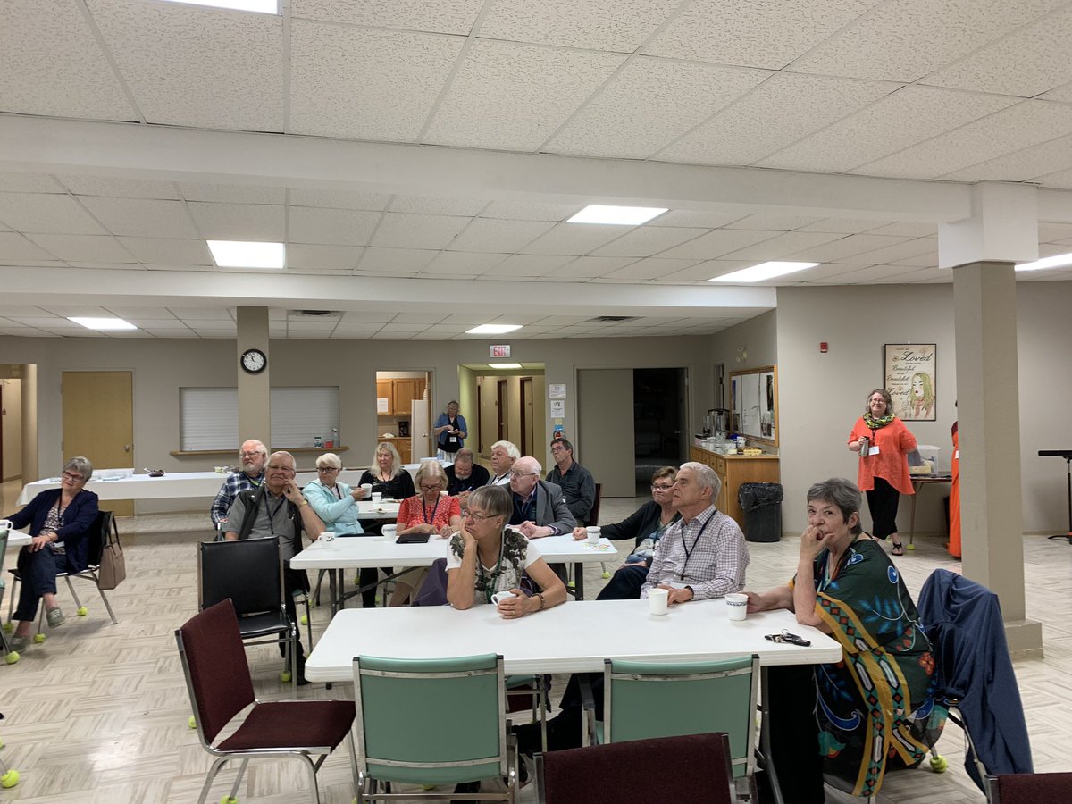 abtbishoplarry's tweet photo. Wonderful to gather with many retired rostered leaders and spouses today…never enough time for conversation! Thanks to Good Shepherd, Red Deer for the hospitality and Cathy Kochendorfer for the wonderful meal. #abtsynod #myelcic https://t.co/8mi21e2uXg