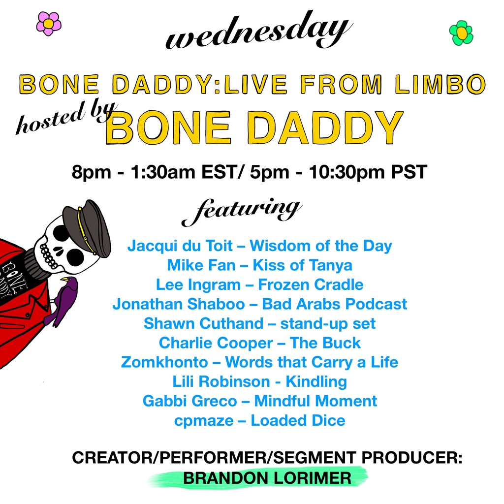 programsoundFM's tweet image. welcome to programsound.fm day threeeeee! 📻️🎙️✨

reporting live from limbo, step into the world of bone daddy (who&apos;s really more of a bone zaddy 🤩) from the imagination of brandon lormier!

 head over to  to tune in! ✨