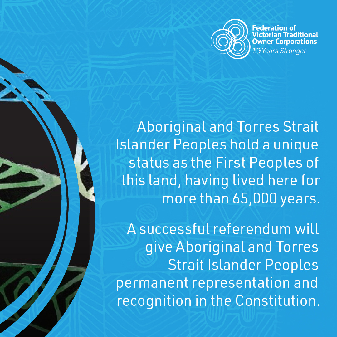 For more than 65,00 years, our Peoples have lived on this land. For 200 years, they have done so without any constitutional recognition. 

It’s time this changed. 

Learn more at fvtoc.com.au/the-voice

#yes23 #referendum23 #constitutionalrecognition #indigenousrecognition
