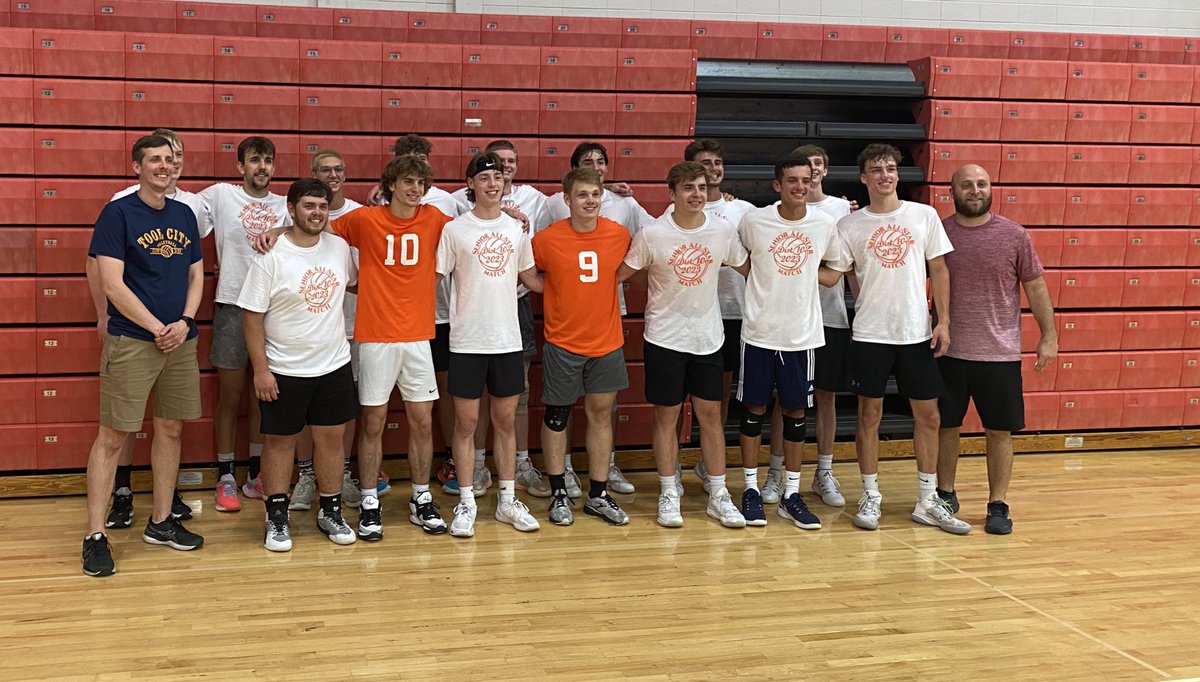 AlexTopor_'s tweet photo. The second annual District 10 volleyball all-star match was a success. Team White won a five set thriller. 

Checkout tomorrow’s Tribune for a full story! https://t.co/hnTJ12f99d