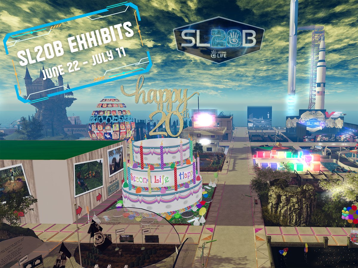 Let your spirit of adventure guide you as you navigate through the wonders of our creative community at the SL20B Exhibitor Showcase! 

Learn more! ➡️ second.life/sl20bexhibits

#SL20B #SecondLife #VirtualWorld #metaverse #LindenLab