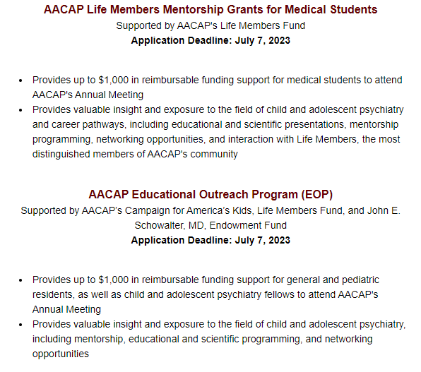 Child & Adol Psych Med Students & Residents tweet media