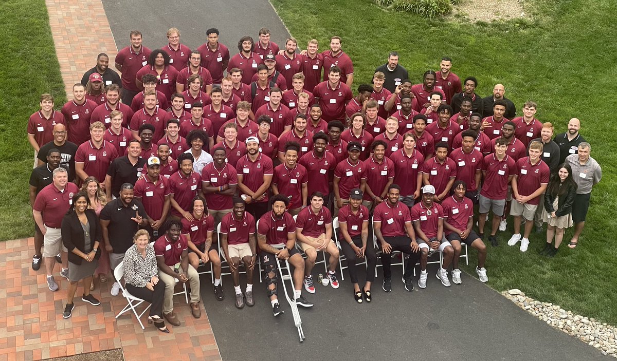 Grateful to spend time with our awesome @LafCol @LafColFootball team!  Ready for a great year ahead! Congrats again to @Coach__Trox + the team- we #BeatLehigh!